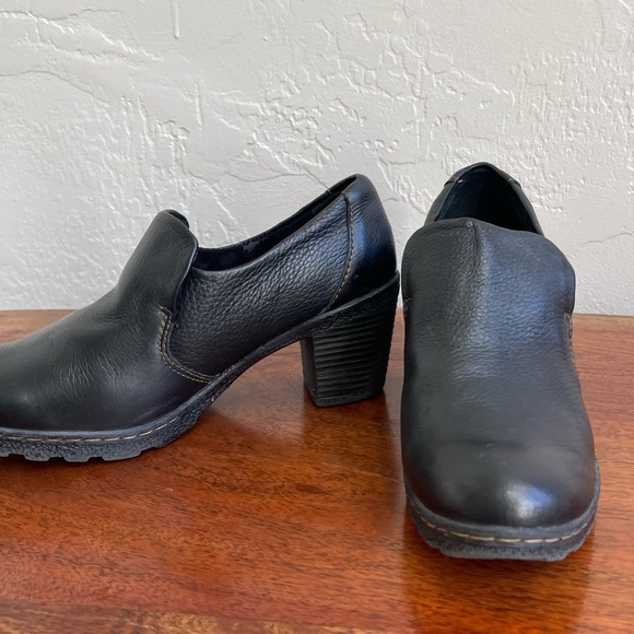 B.O.C. Black Leather Upper Clogs Size:‎ 7 - Picture 4 of 8